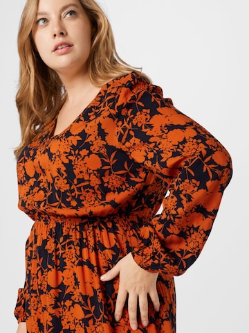 ABOUT YOU Curvy Dress 'Miriam' in Orange