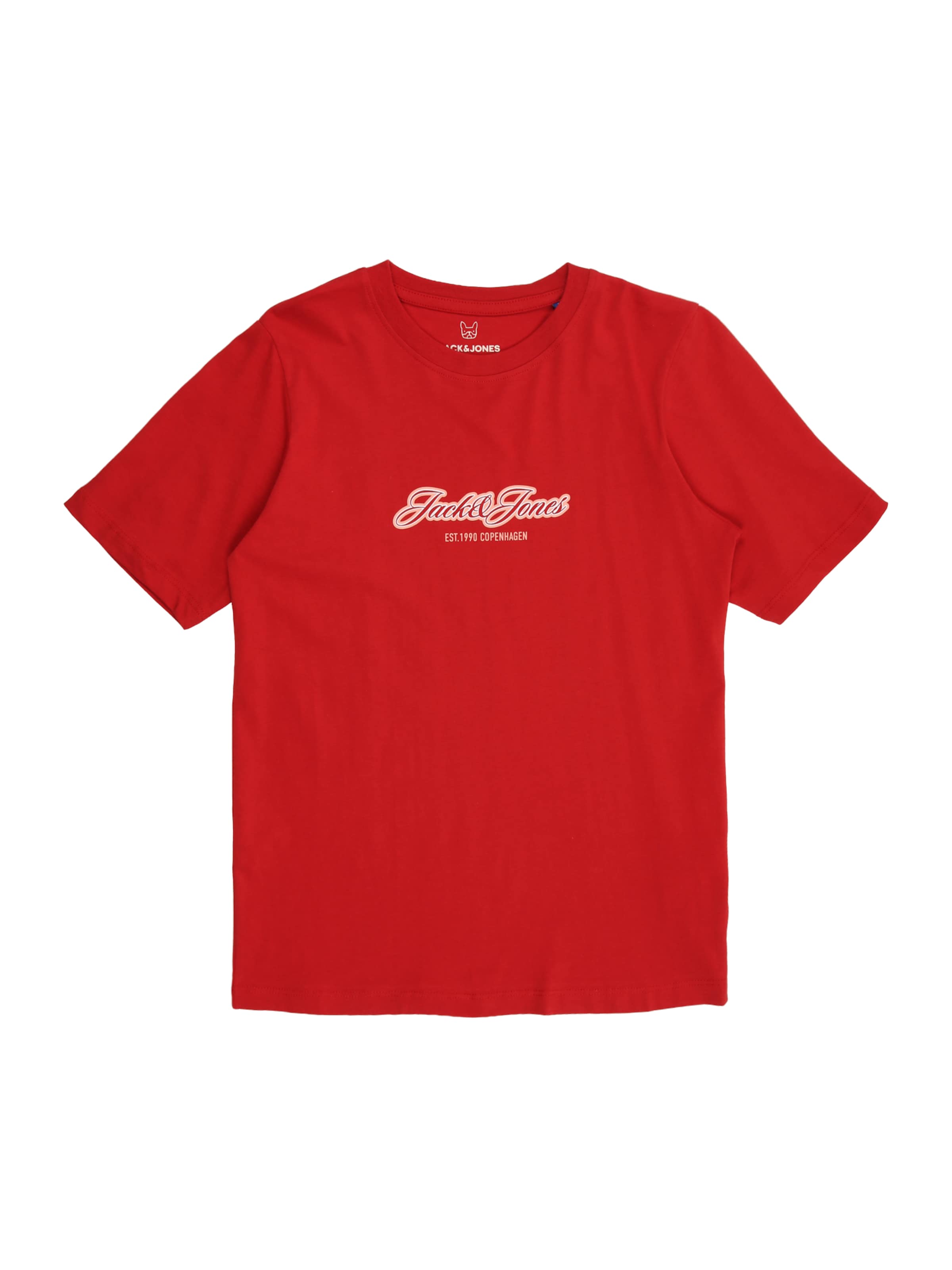 Jack & Jones Junior T-Shirt 'JORCATSKILLS' in Rot: Vorderseite