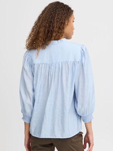 PULZ Jeans Bluse 'Mira' in Blau