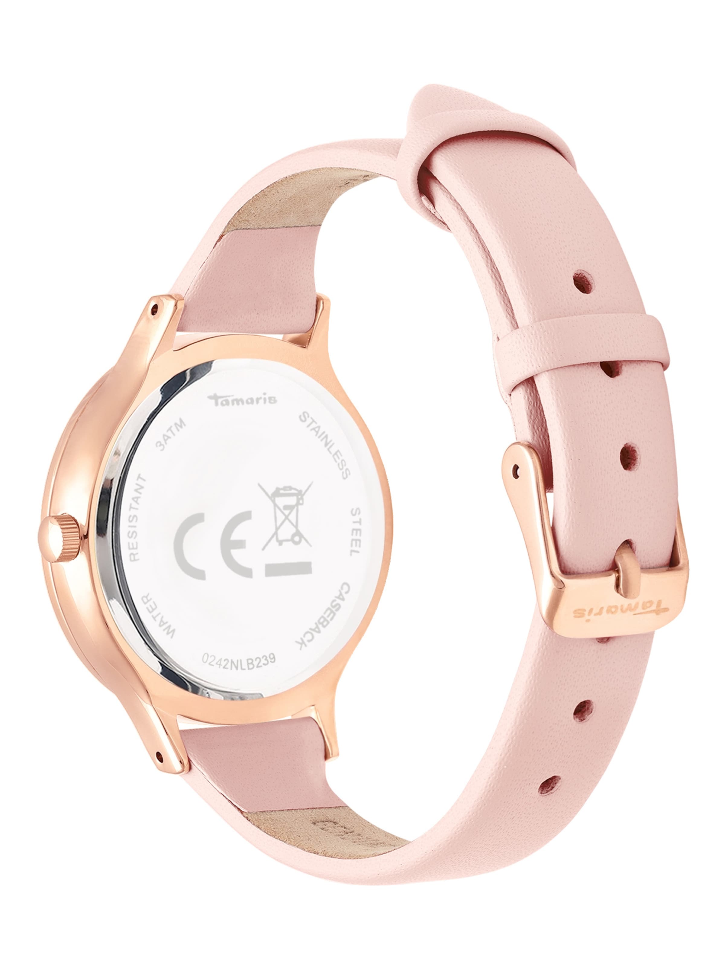 Tamaris Analog Watch 'Life Tree' in Red