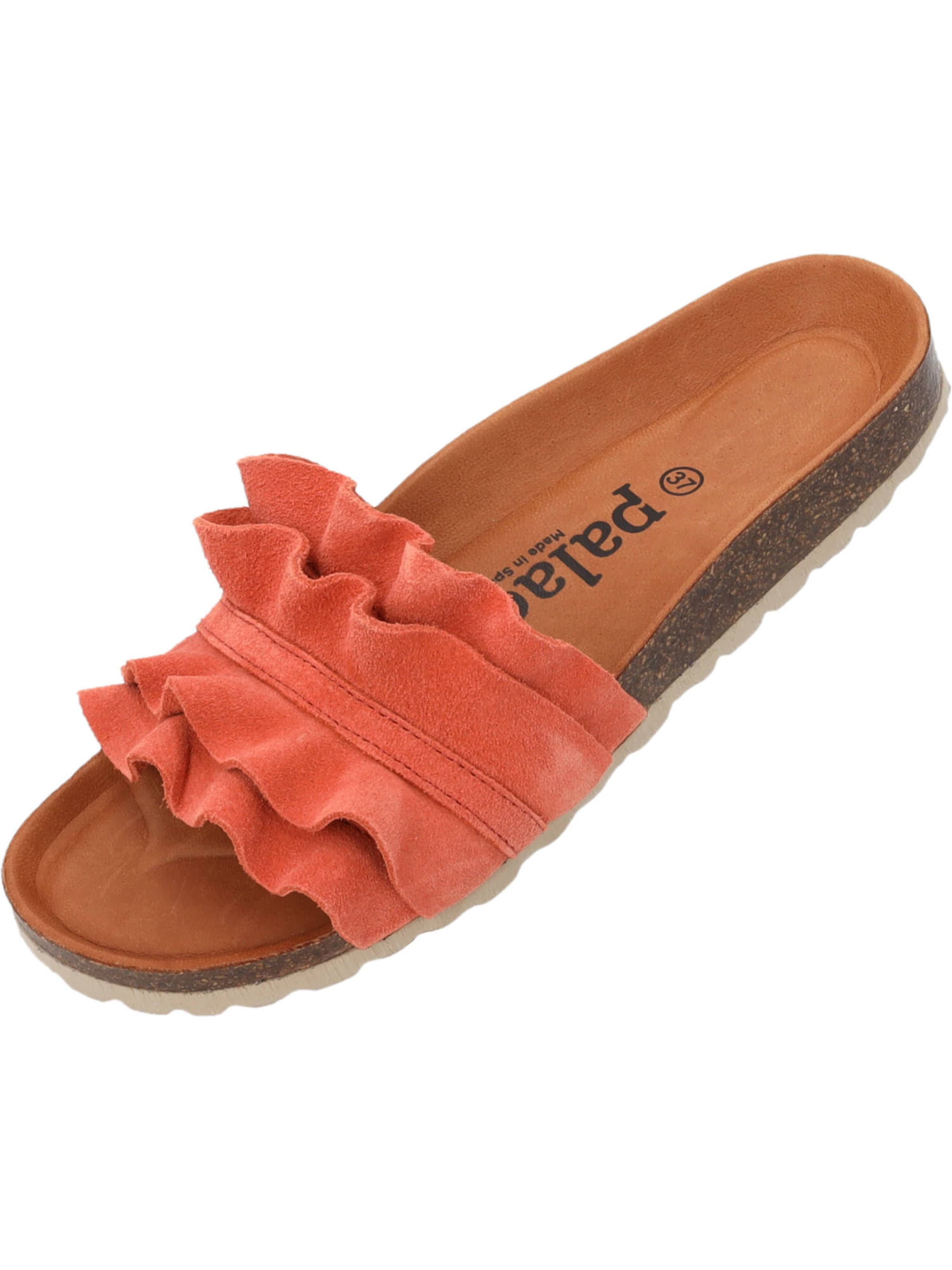 Palado Mules 'Vilnado' in Orange: front