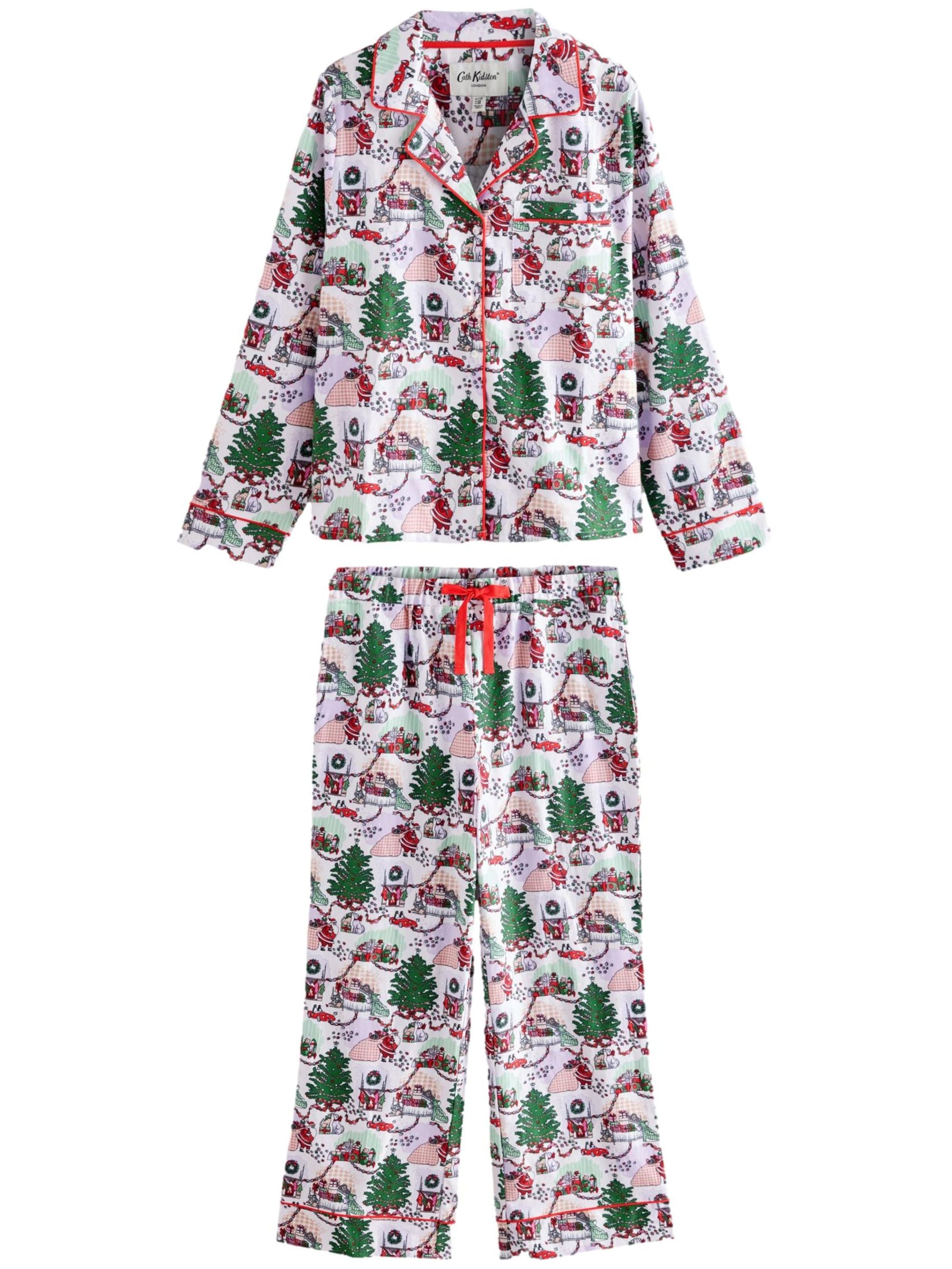 Pijama de la Cath Kidston pe alb: față