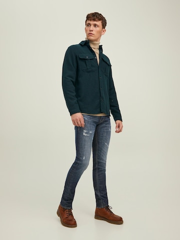 JACK & JONES Slimfit Τζιν 'Glenn' σε μπλε