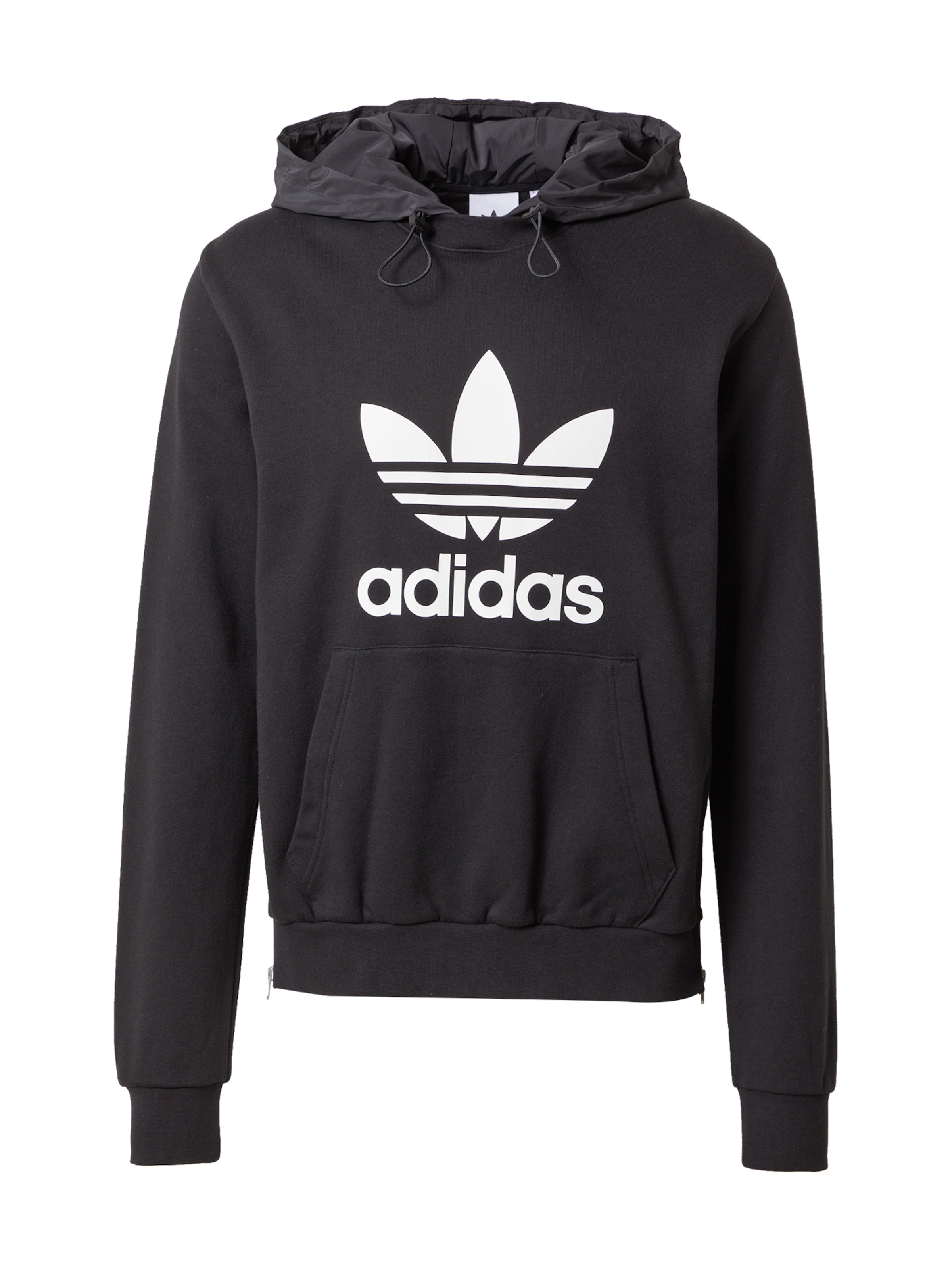 ADIDAS ORIGINALS Sweatshirt in Black: front
