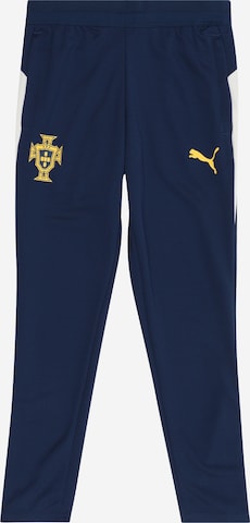 mėlyna PUMA Standartinis Sportinės kelnės 'FPF': priekis