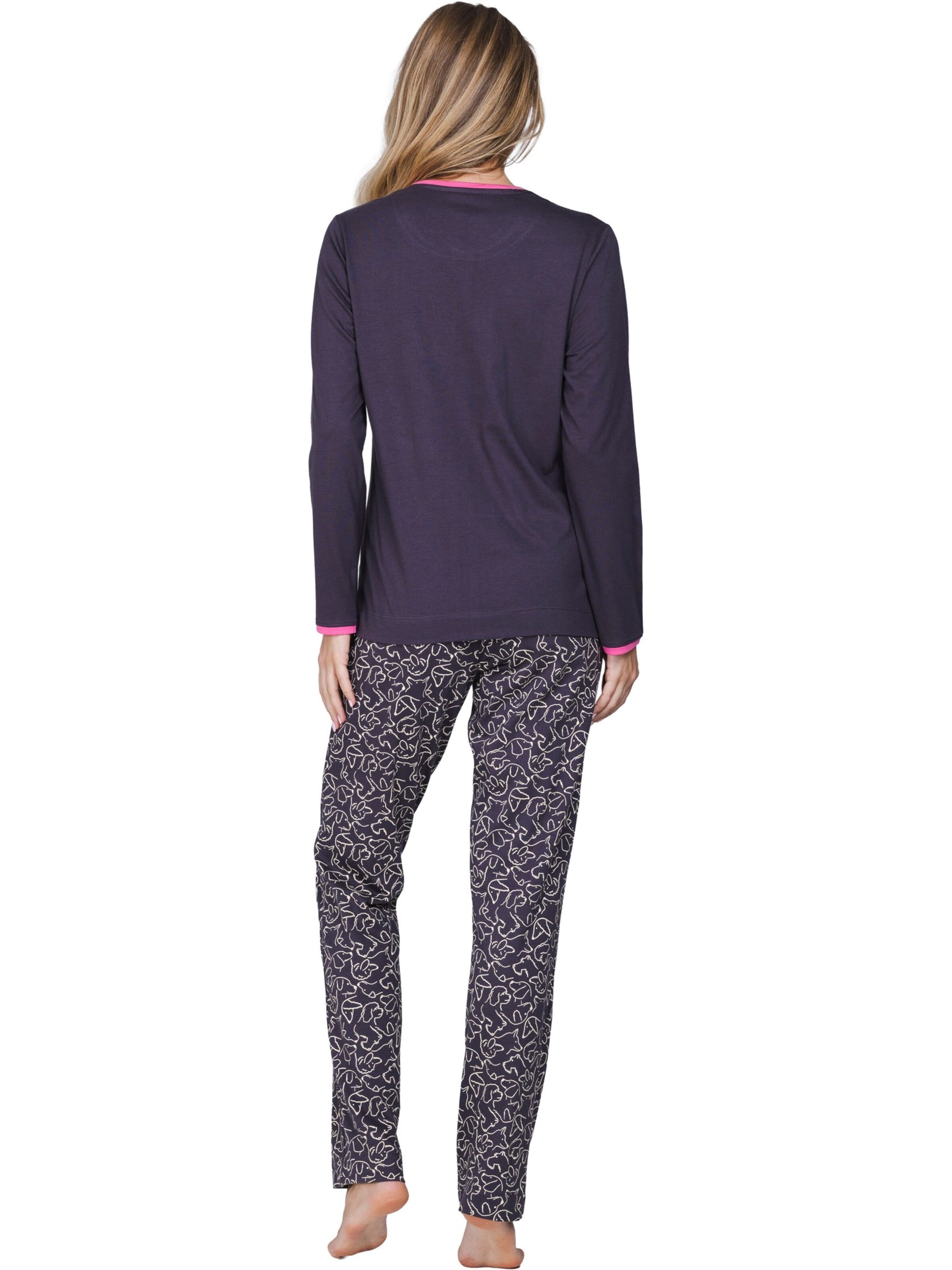 Rebelle Pajama 'Furry Friend' in Grey