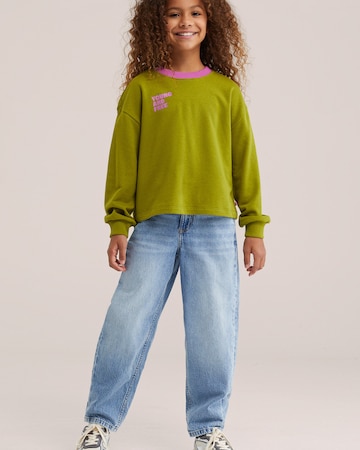 Sweat-shirt WE Fashion en vert