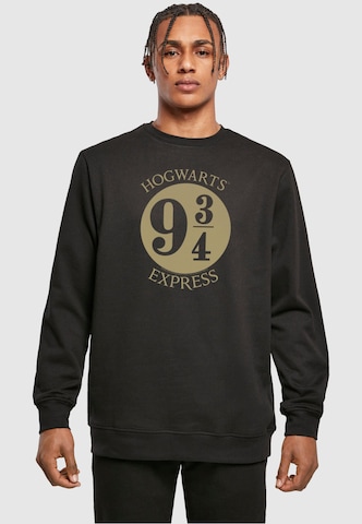 ABSOLUTE CULT Sweatshirt 'Harry Potter - Platform Chibi' in Zwart: voorkant