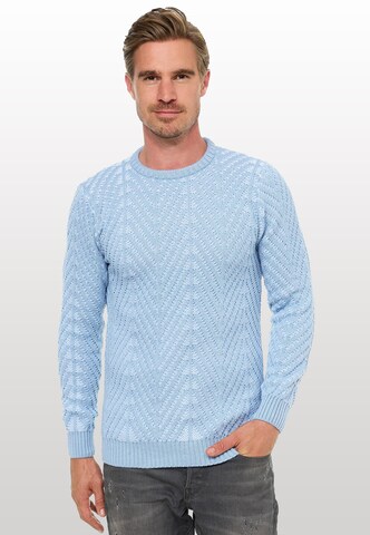 Rusty Neal Pullover in Blau: predná strana