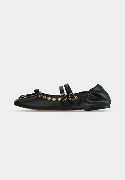 BRONX Ballet Flats with Strap 'Ser-Ajaa' in 37 in Black, Item view