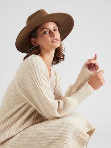 SOAKED IN LUXURY Knit dress 'Rakel' in Beige