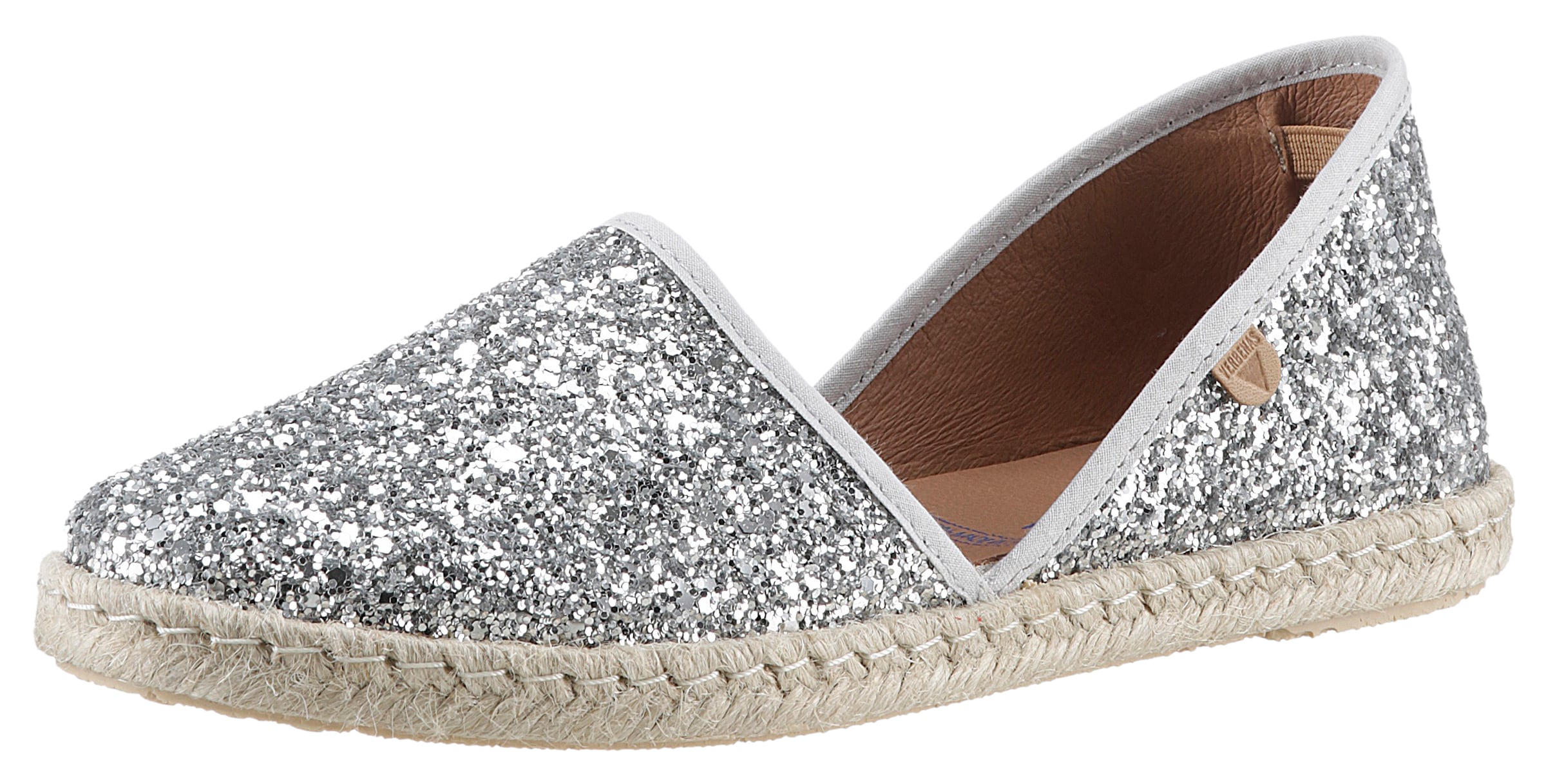 VERBENAS Espadrilles 'Carmen' in Silver: front