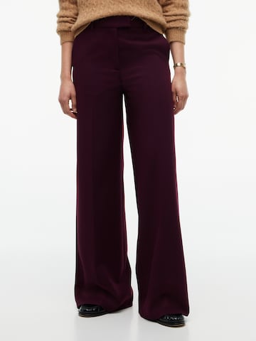 TOMMY HILFIGER Wide leg Παντελόνι με τσάκιση σε κόκκινο: μπροστά