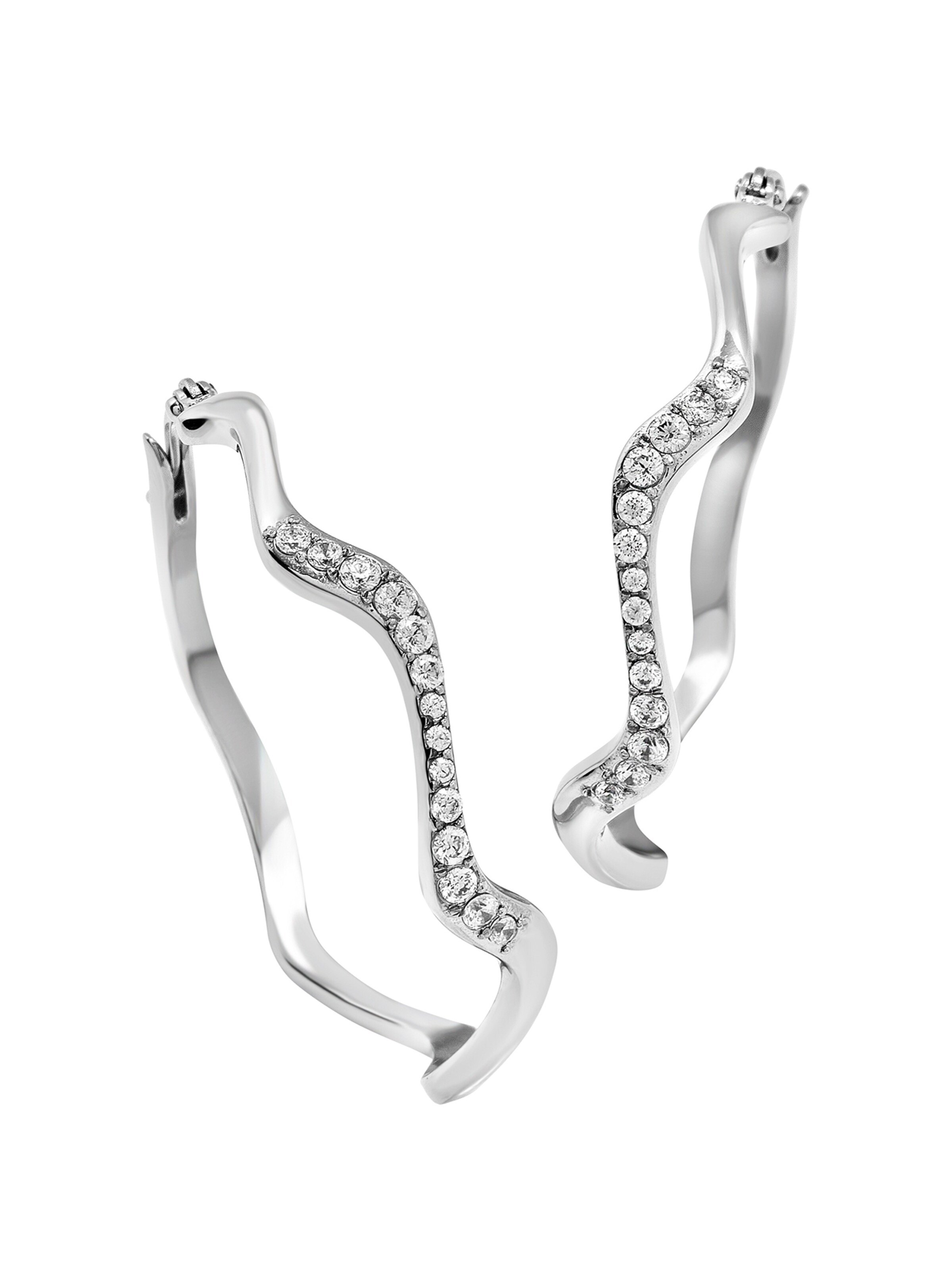 Boucles d'oreilles 'ZIG ZAG' Breil en argent