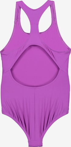 NIKE Bralette Athletic Swimwear in Purple