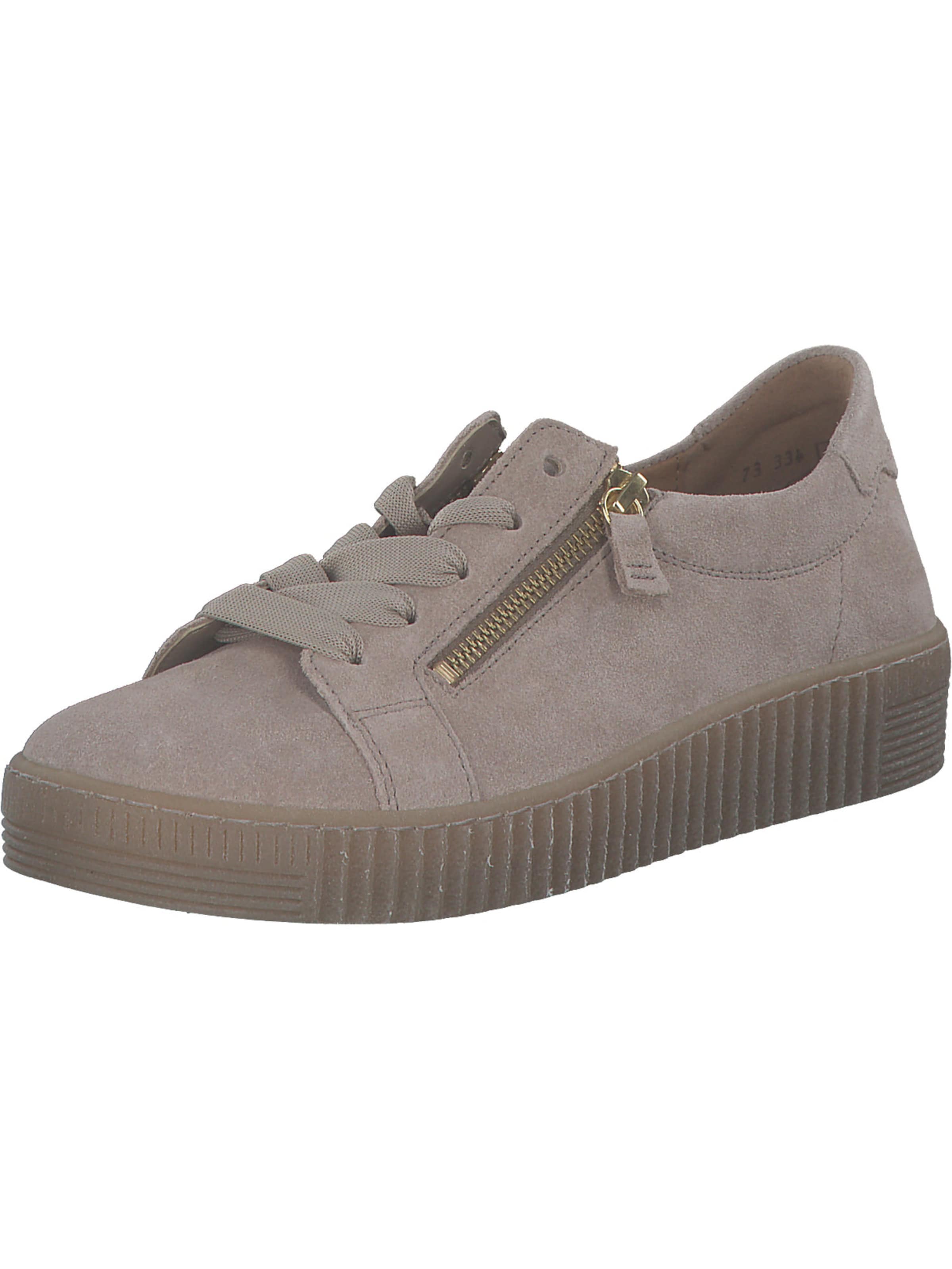 Baskets basses GABOR en beige : devant