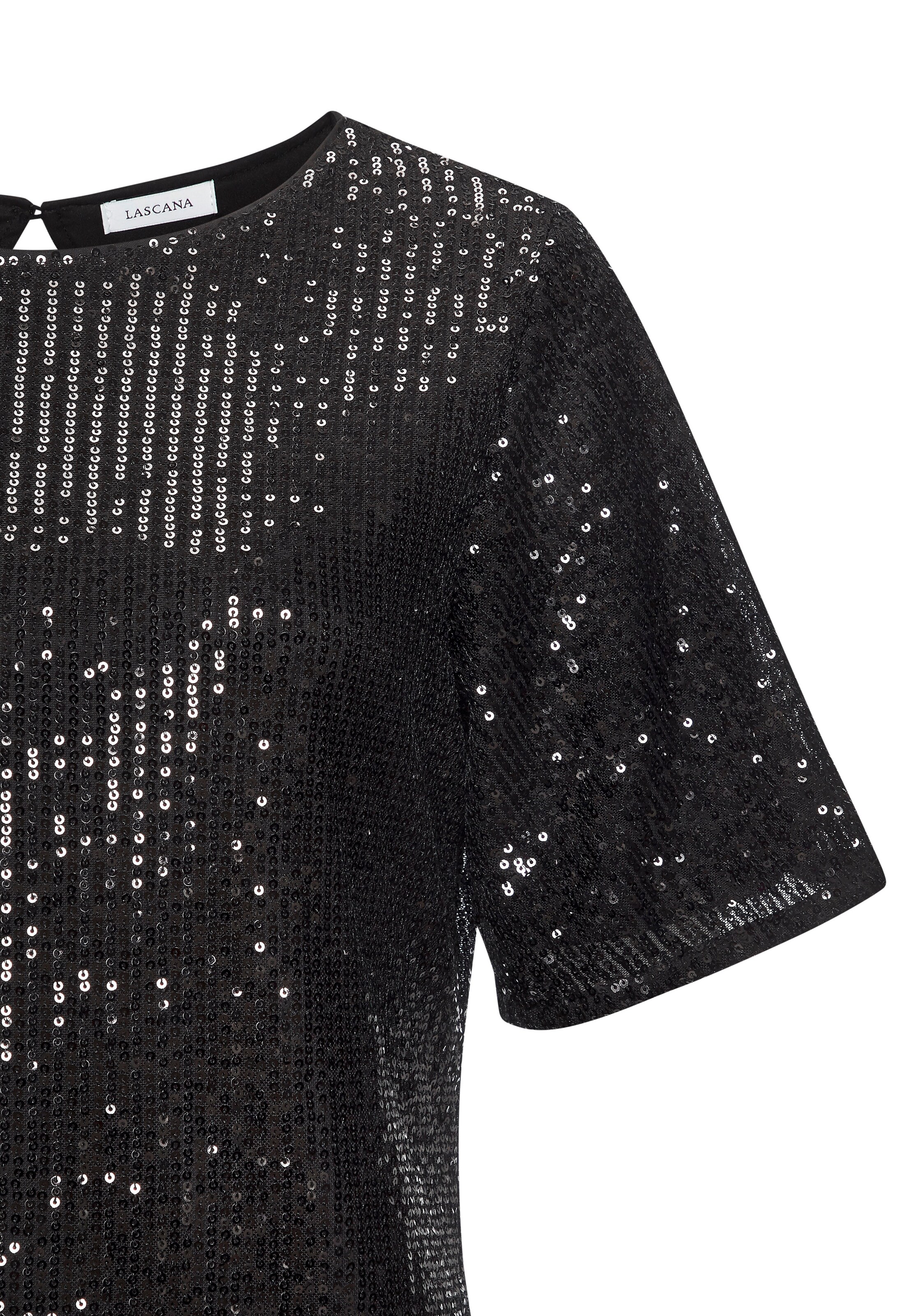 LASCANA Kleid in Schwarz