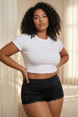 Trendyol Curve - Panti en negro: frente