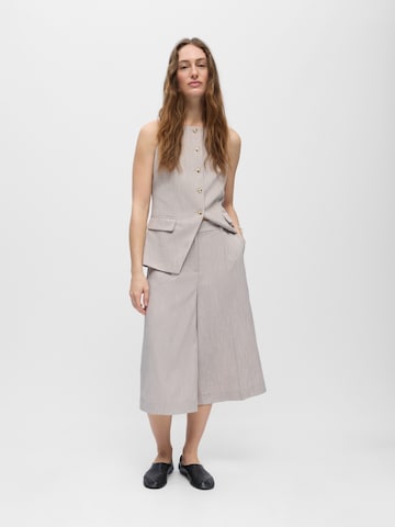 OBJECT Loosefit Bandplooibroek 'OBJIVALO' in Bruin