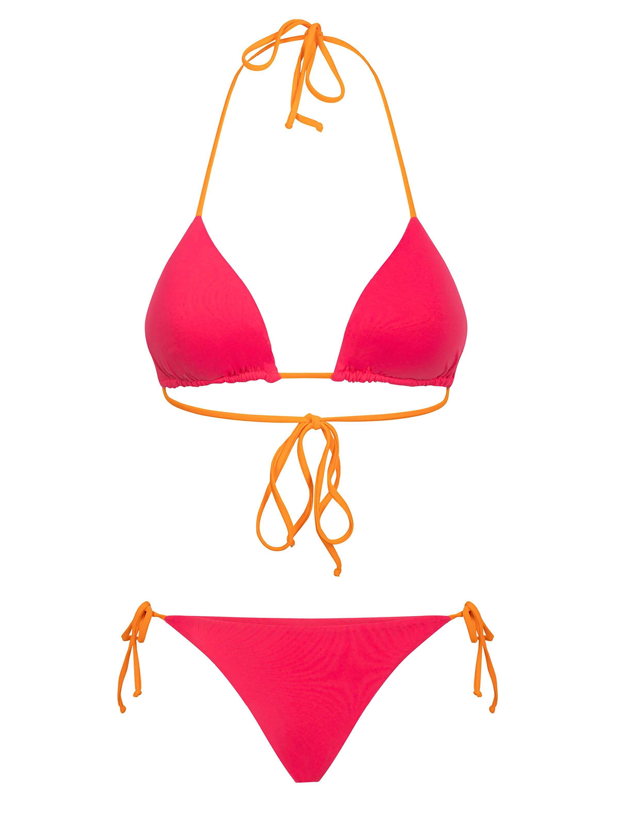 Bikinville Triangle Bikini 'Marzia' in Pink: front