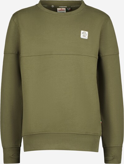 VINGINO Sweatshirt i mörkgrön / vit, Produktvy