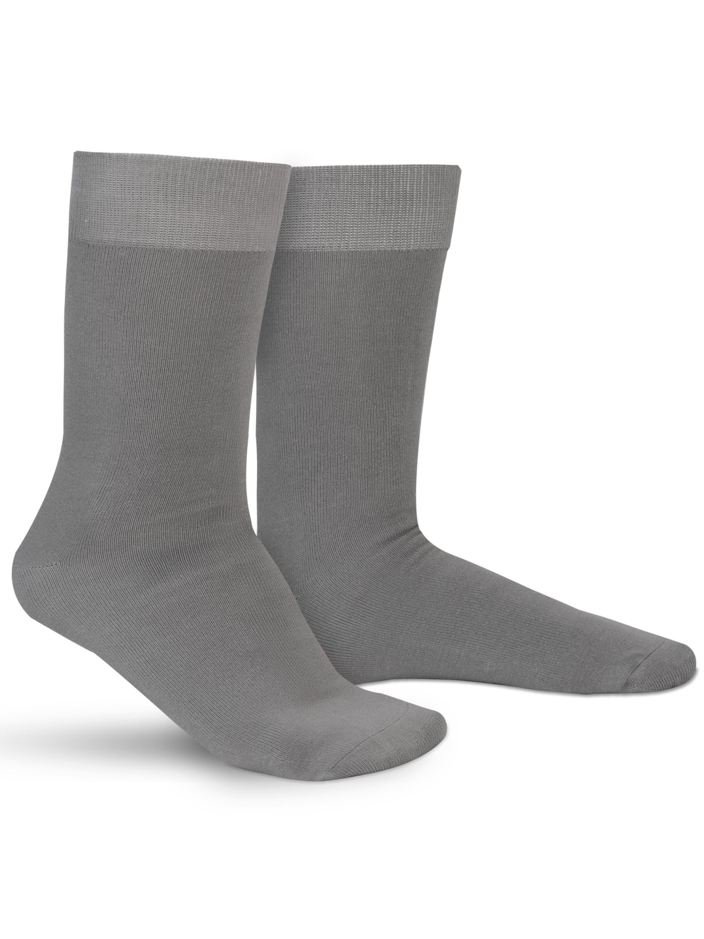 Hipperboo Sokken 'The Bamboo Classics Bamboe Sokken' in Grijs: voorkant
