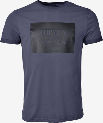 TOP GUN Shirt 'TG20213011' in Blue: front