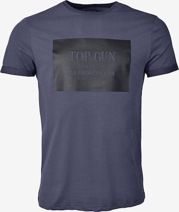 TOP GUN Shirt 'TG20213011' in Blauw: voorkant