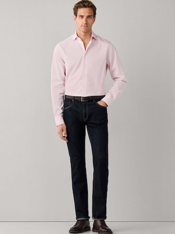 Coupe regular Chemise ' CITY ' Hackett London en rose