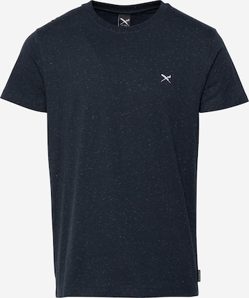 Iriedaily T-Shirt 'Retain' in Blau: front