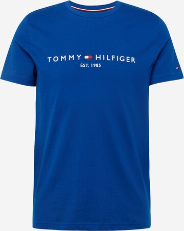 TOMMY HILFIGER - Camisa em azul: frente