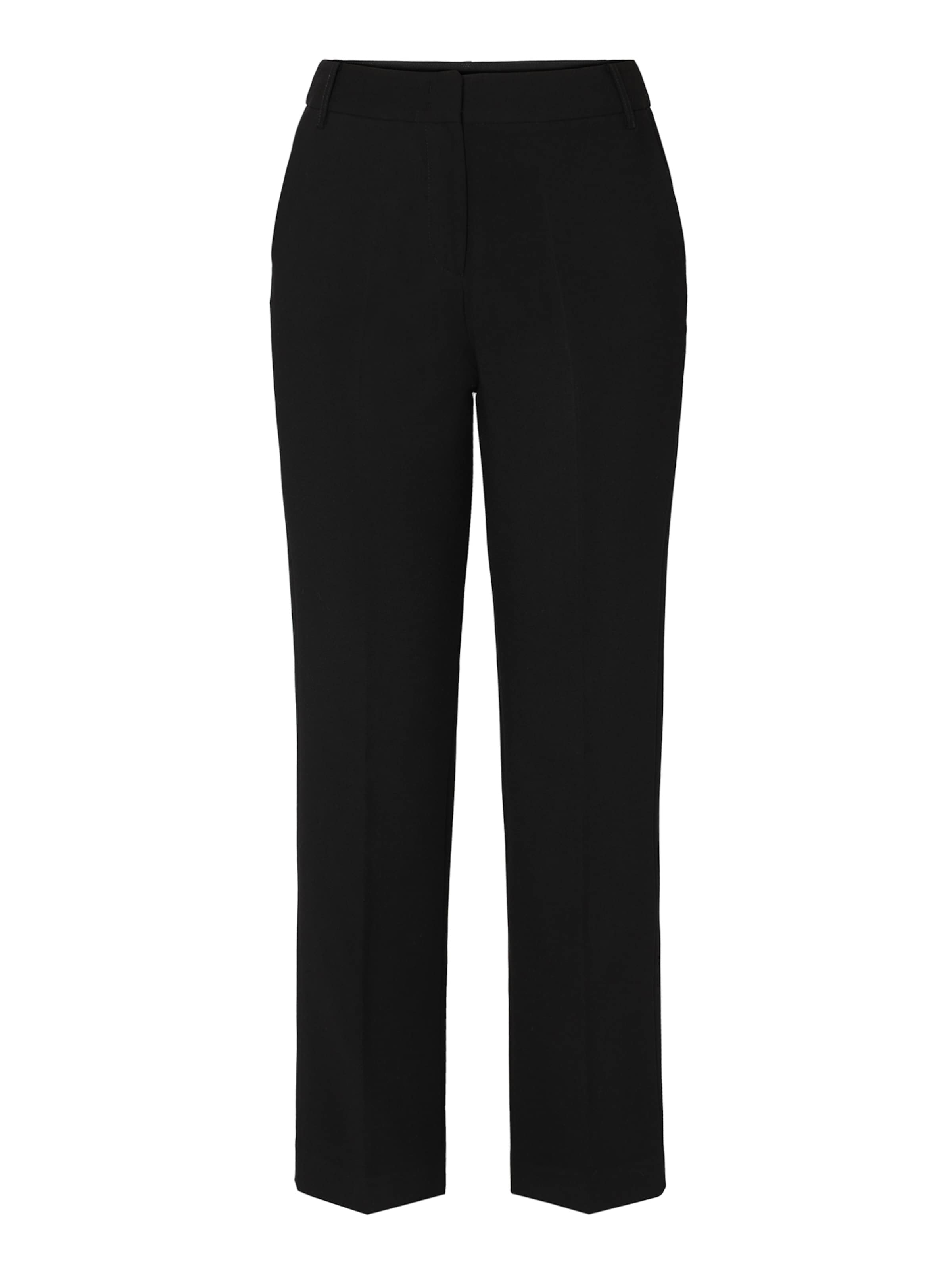 regular Pantaloni con piega frontale 'Lanka' di TATUUM in nero: frontale