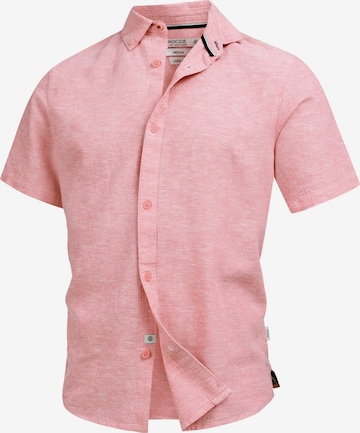 INDICODE JEANS Hemd ' Lino ' in Pink: Vorderseite