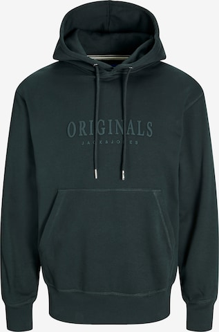 Sweat-shirt 'JORFrederiksberg' JACK & JONES en vert : devant