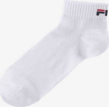Calzino di FILA in bianco: frontale