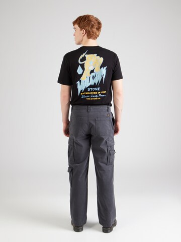 JACK & JONES Wide leg Cargobyxa i grå