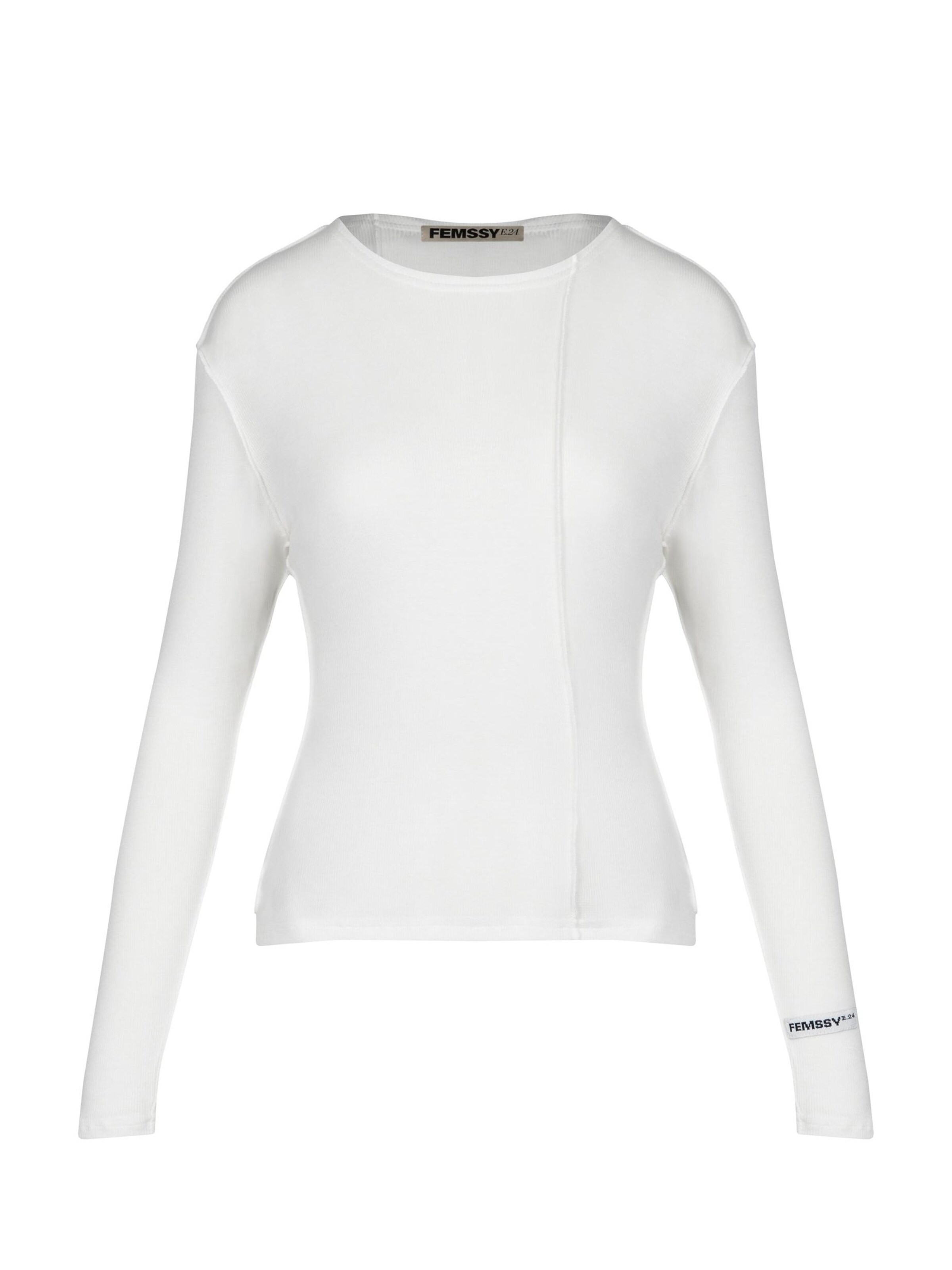 FEMSSY Shirts 'ELIA BLOUSE WHITE' i hvid: forside