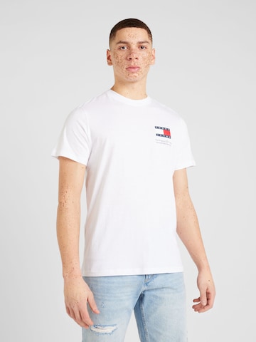 Tricou de la Tommy Jeans pe bej: față