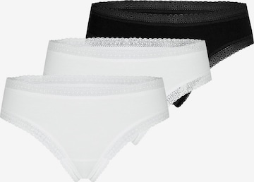 Mey Boyshorts 'Modal Lace' in Silver: front
