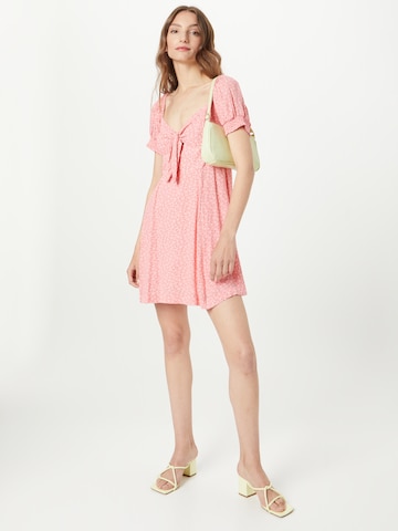Louche Summer Dress 'LUIZA' in Pink