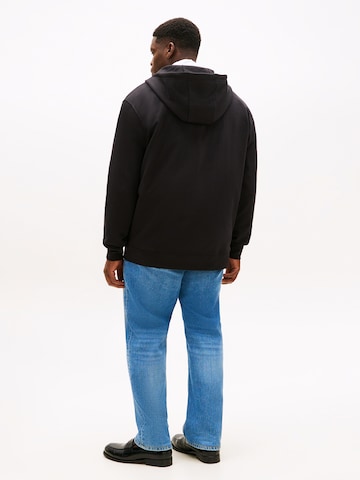 Giacca di felpa 'ESSENTIAL' di Tommy Hilfiger Big & Tall in nero