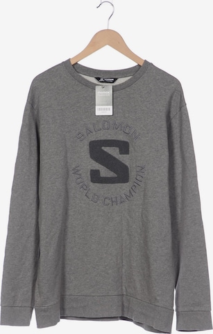 SALOMON Sweater XL in Grau: predná strana