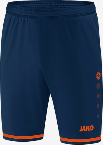 JAKO Regular Workout Pants 'Striker 2.0' in Blue: front