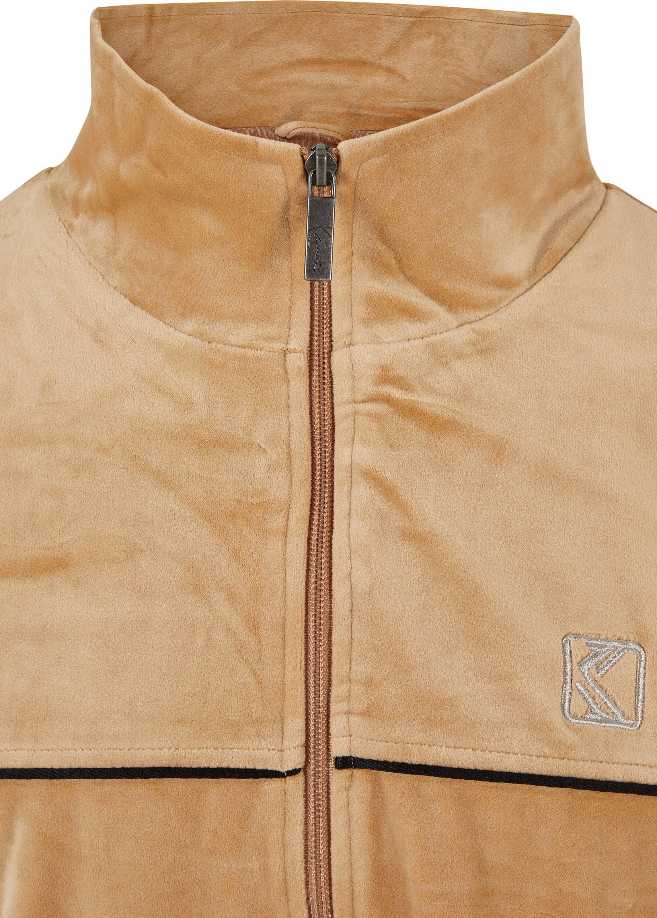 Karl Kani Bluza rozpinana w kolorze beżowy