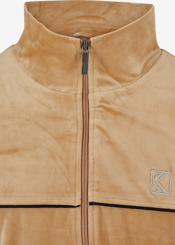 Karl Kani Sweat jacket in Beige