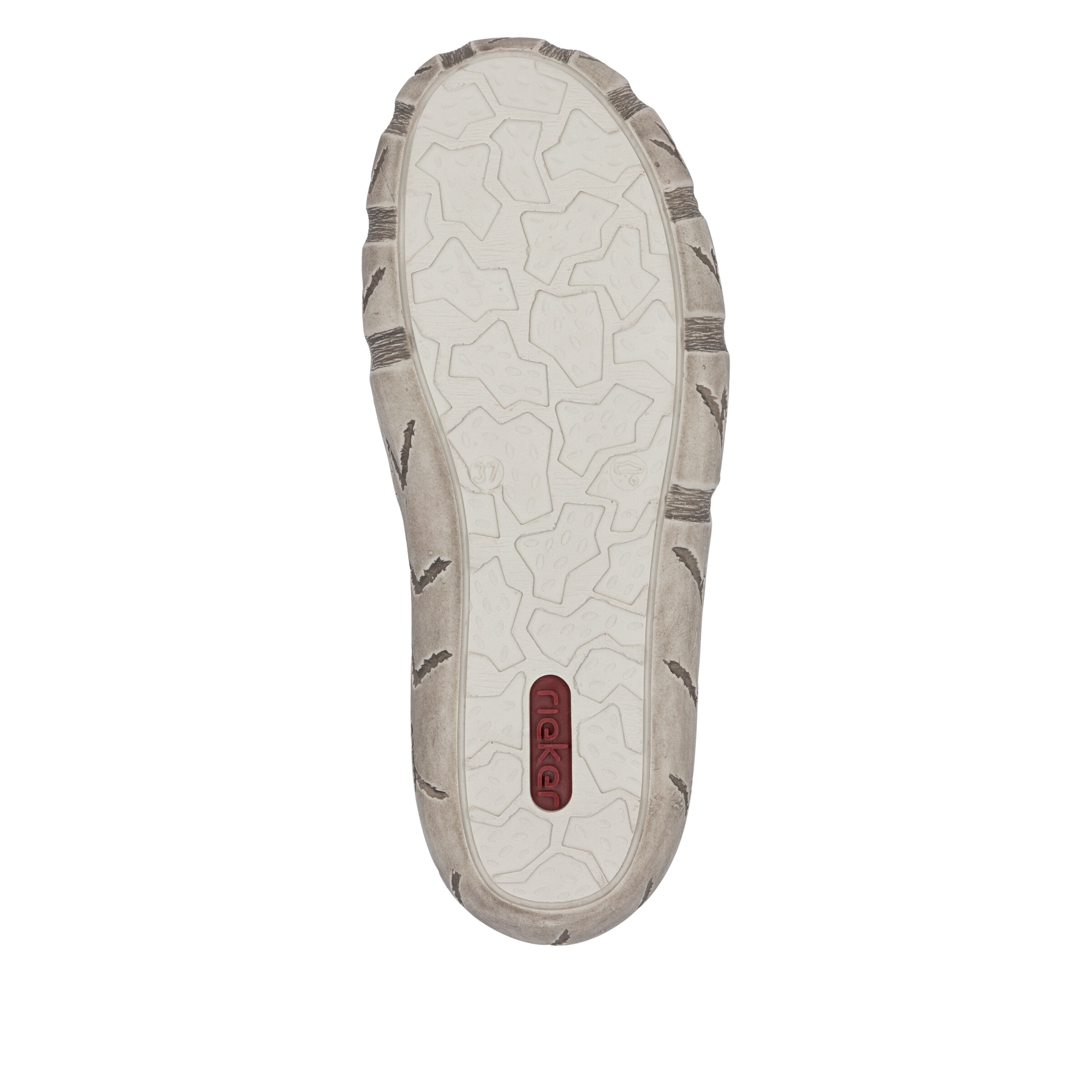 Baskets basses Rieker en rouge