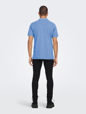 Only & Sons - Camiseta 'Travis' en azul