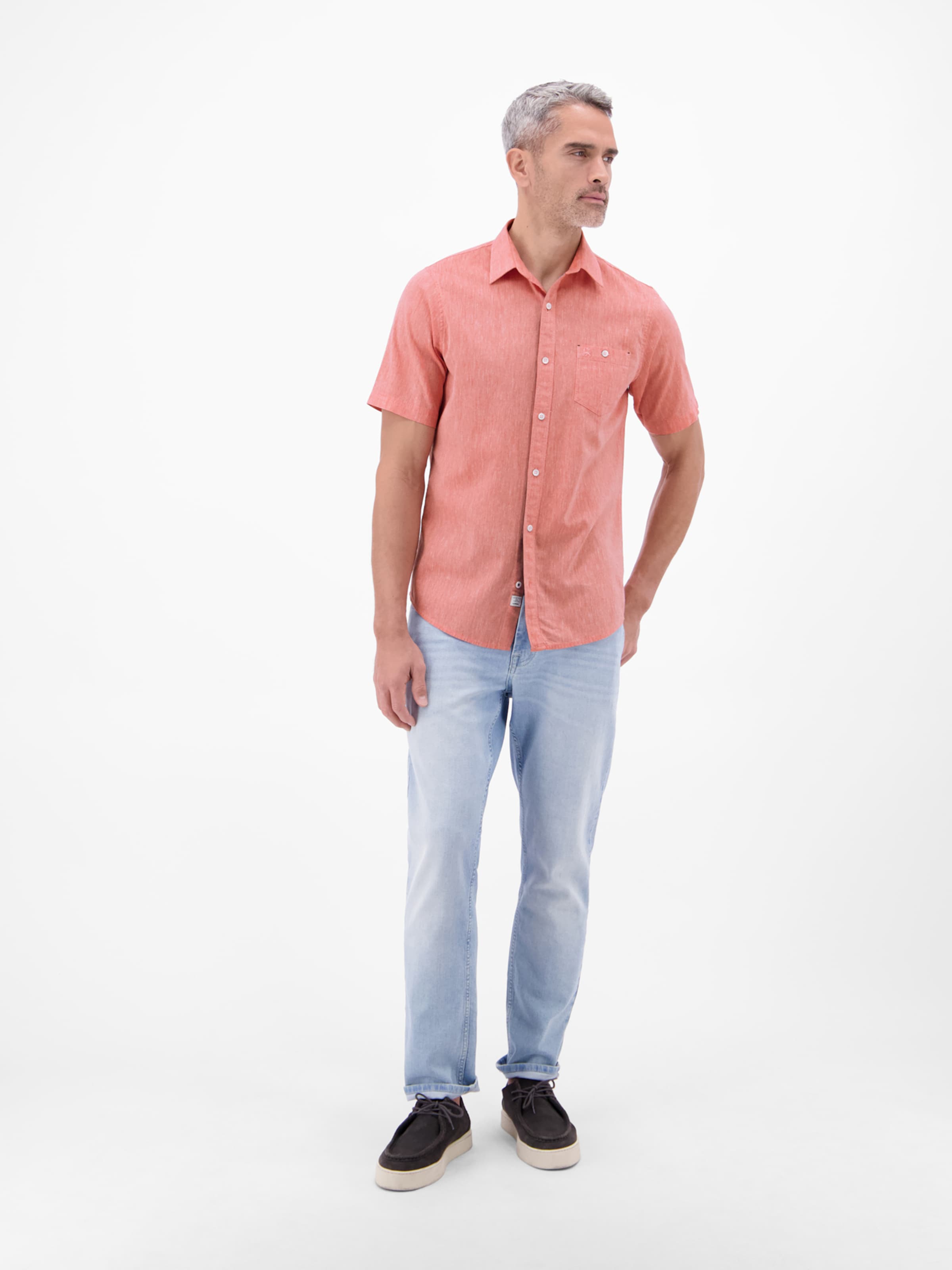 LERROS Regular fit Overhemd in Rood