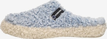 VERBENAS Huisschoenen 'Yuma Curly' in Blauw: voorkant