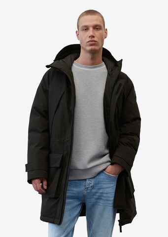 Manteau d’hiver Marc O'Polo DENIM en noir : devant